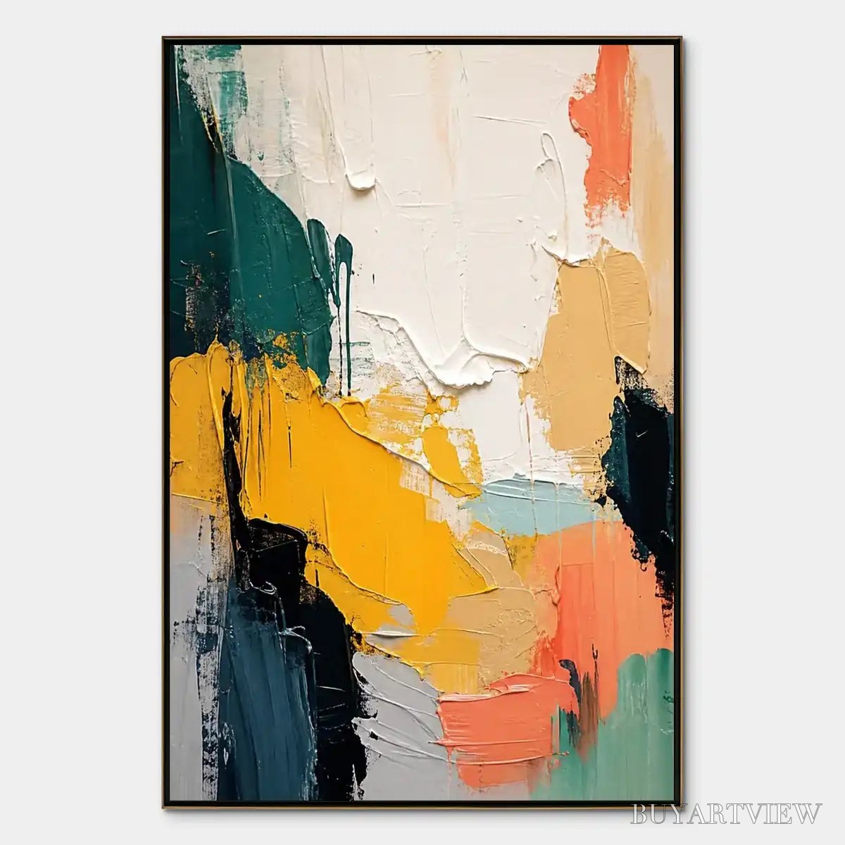ARTOVITAS Color Pulse – Colorful Abstract Texture Painting - image 1