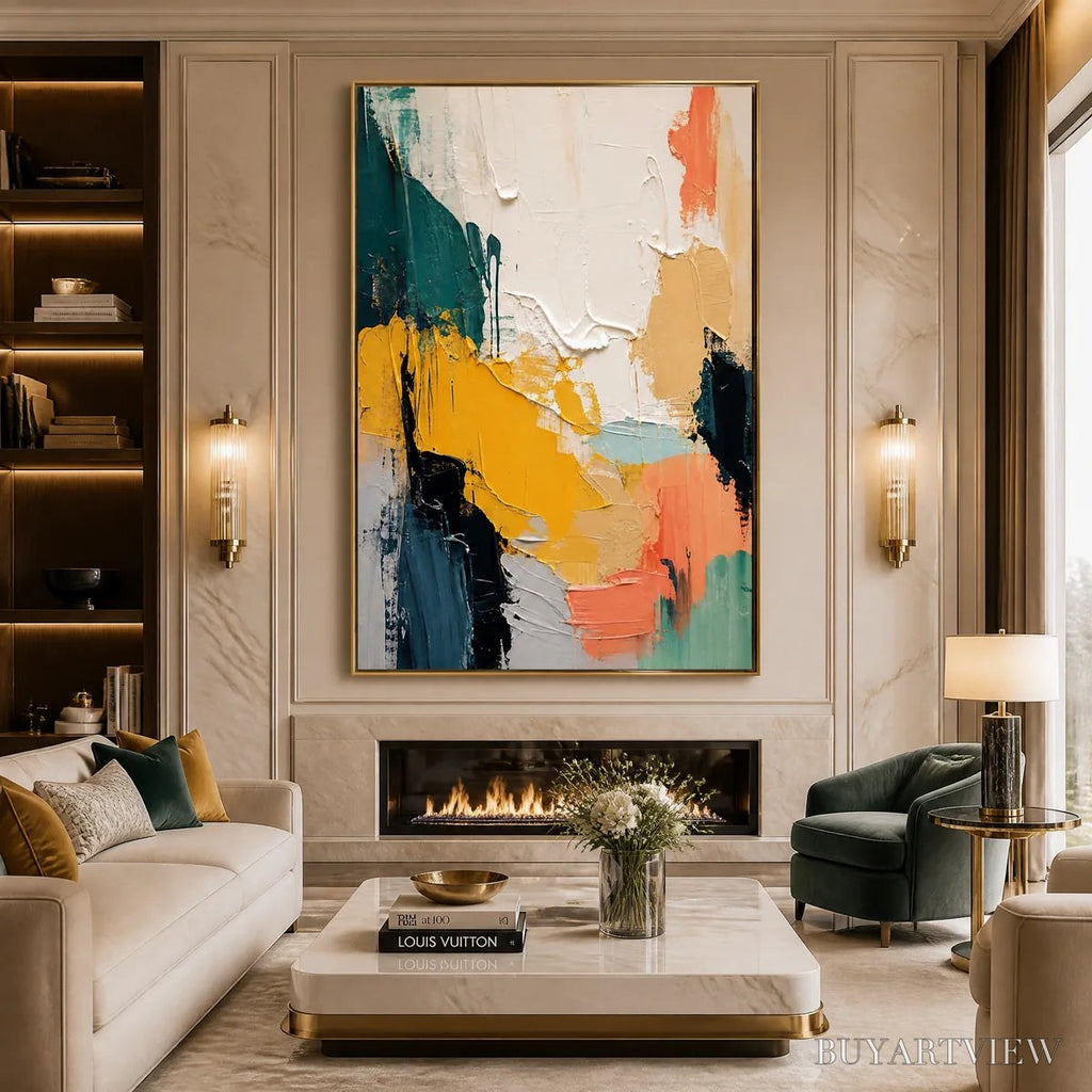 ARTOVITAS Color Pulse – Colorful Abstract Texture Painting - image 5