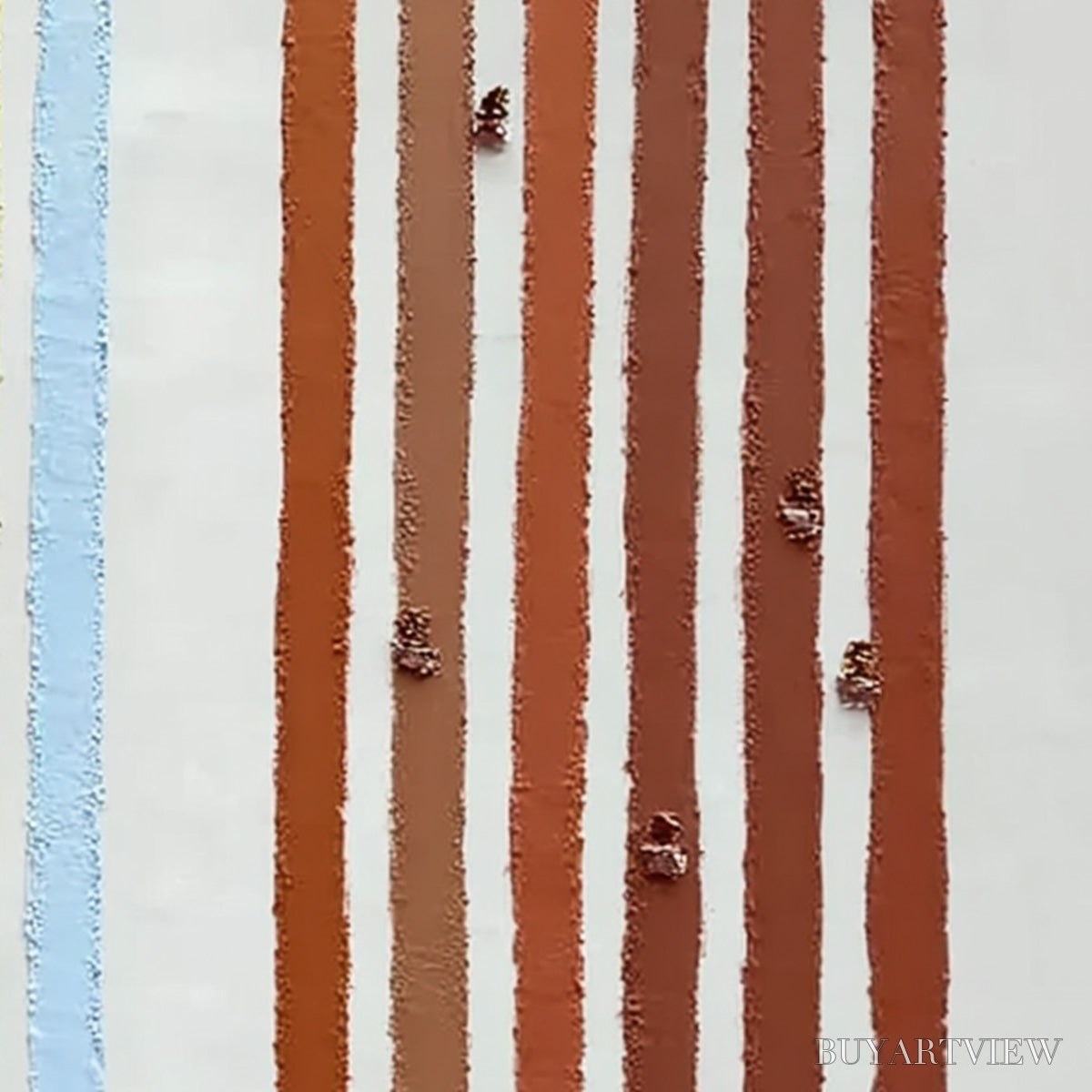 ARTOVITAS Our Walks – Colorful Textured Abstract Painting of Life's Journeys - image 5