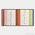 ARTOVITAS Color Cadence – Textured Colorful Abstract Impasto Stripe Painting - image 1