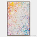 ARTOVITAS Serendipity – Colorful Textured Abstract Vertical Oil Painting - image 1