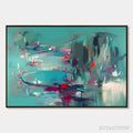 ARTOVITAS Waterlily Serenade – Vibrant Abstract Water Lilies - image 1