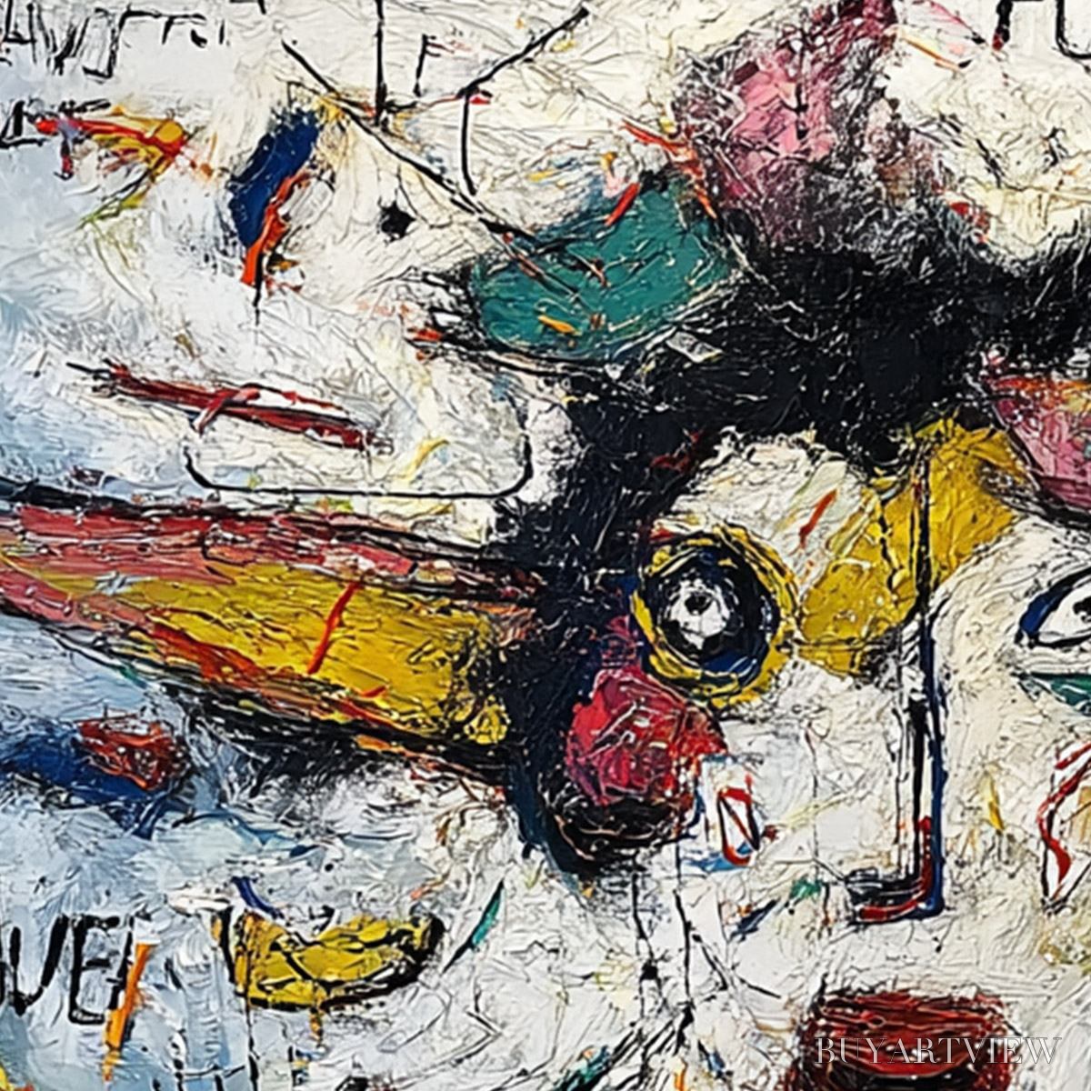ARTOVITAS Static Mind – Colorful Textured Abstract Expressionist - image 3