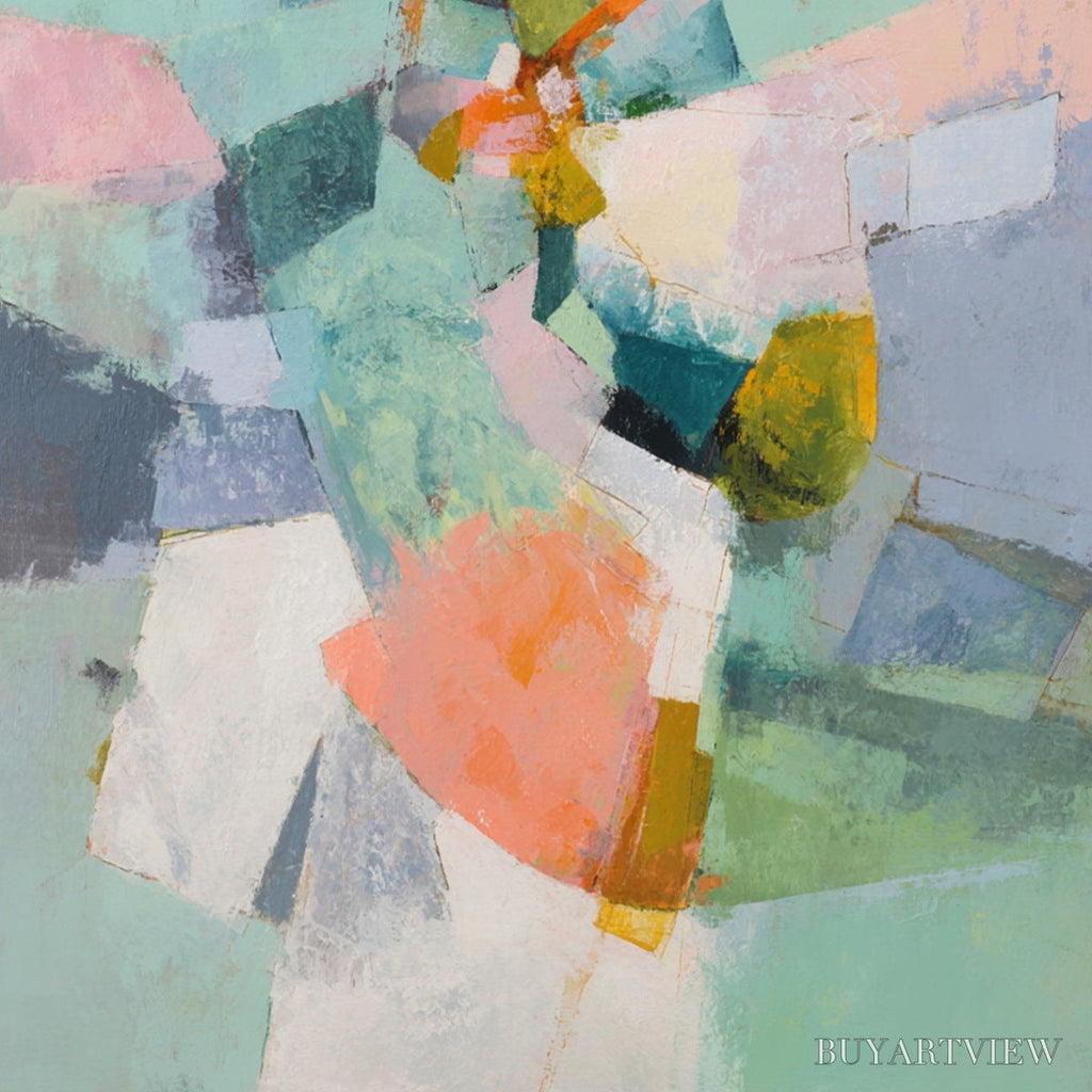 ARTOVITAS Serendipity – Colorful Modern Abstract Composition Painting - image 3