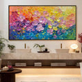 ARTOVITAS Ready to Ship | Rainbow Falls | 28''X56'' | 70x140cm | Black Frame - image 1