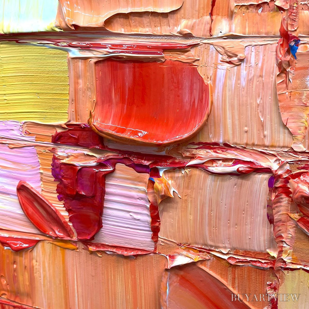 ARTOVITAS Chroma Flow – Textured Abstract Impasto Oil Painting - image 3