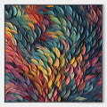 ARTOVITAS Chroma Whirl – Textured Impasto Oil Painting in Vibrant Multicolor - image 1