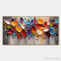 ARTOVITAS Autumn Rain – Textured Impasto Leaf Fall Oil Painting - image 1