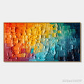ARTOVITAS Chromatic Flow – Textured Impasto Abstract Oil Painting - image 1