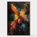 ARTOVITAS Butterfly Nebula – Colorful Butterfly Oil Painting on Canvas - image 1