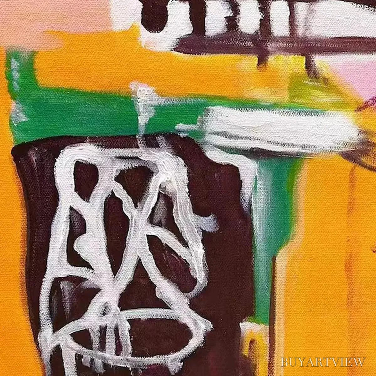 ARTOVITAS Pink Expression – Abstract Expressionist Painting, Pink - image 3