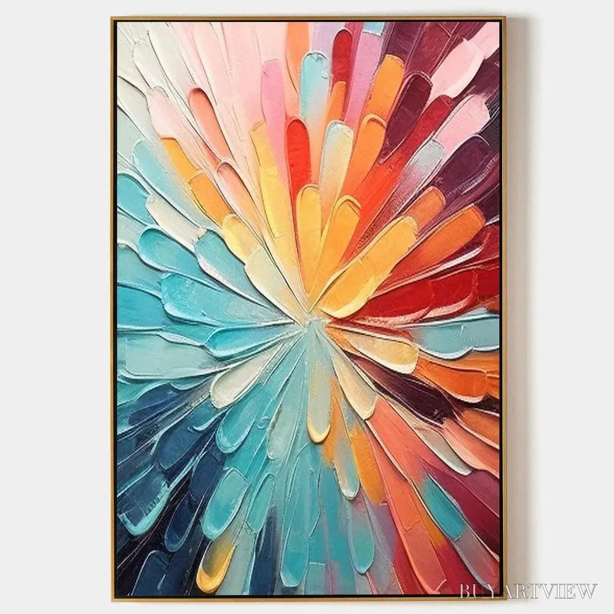 ARTOVITAS Colorful Radiance – Abstract Painting in Vibrant Colors - image 1