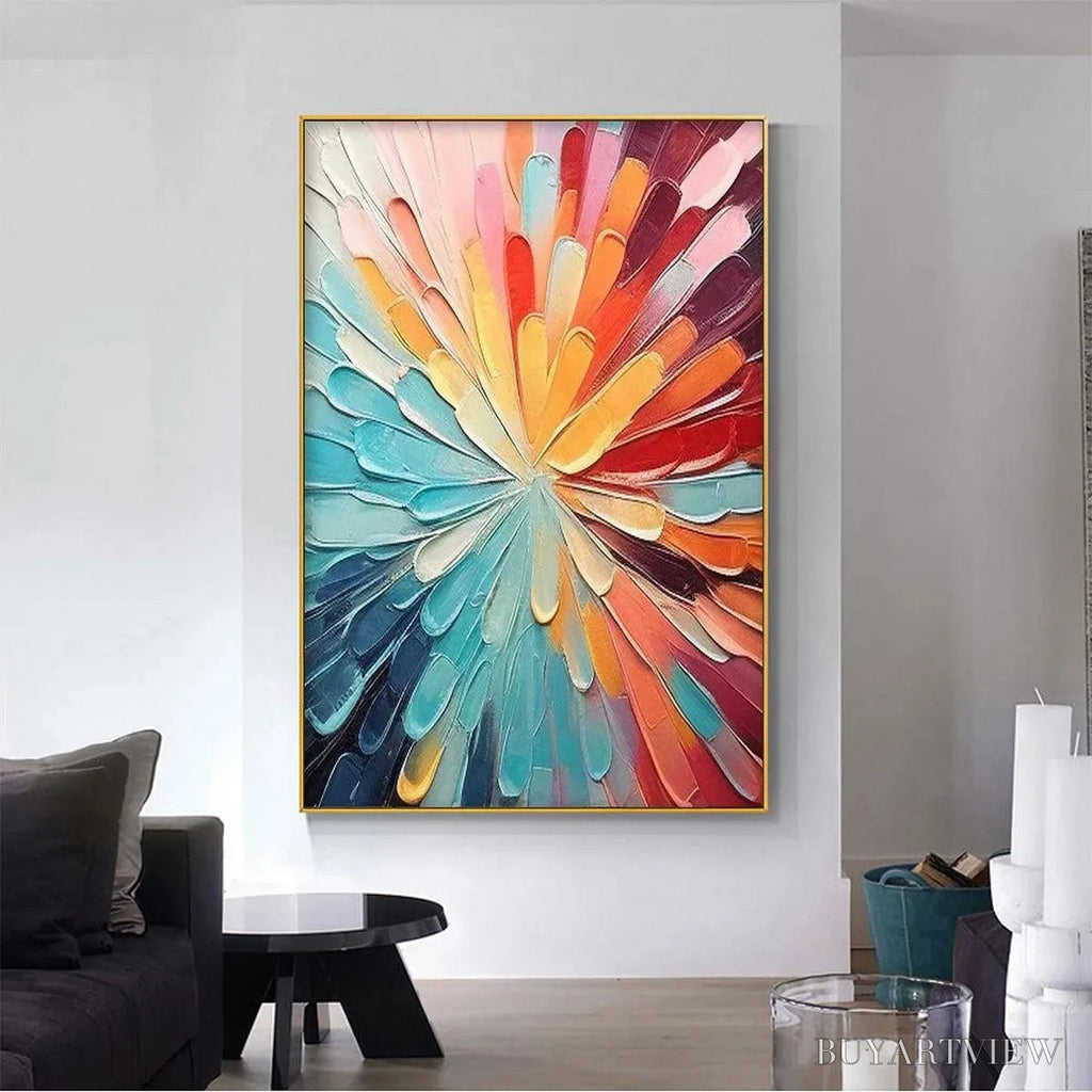 ARTOVITAS Colorful Radiance – Abstract Painting in Vibrant Colors - image 2