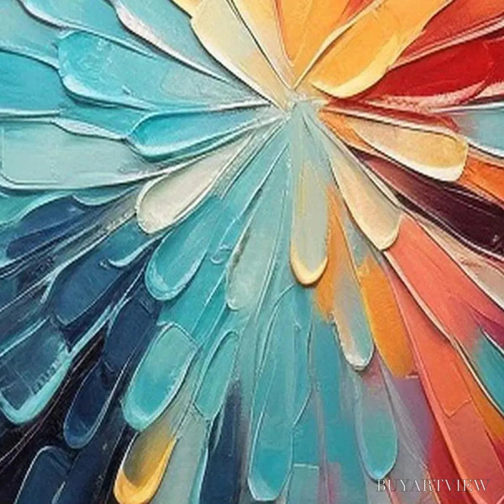 ARTOVITAS Colorful Radiance – Abstract Painting in Vibrant Colors - image 3