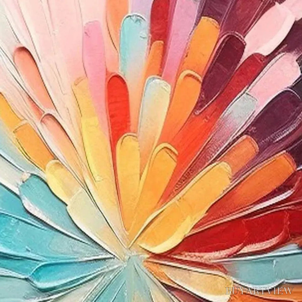 ARTOVITAS Colorful Radiance – Abstract Painting in Vibrant Colors - image 6