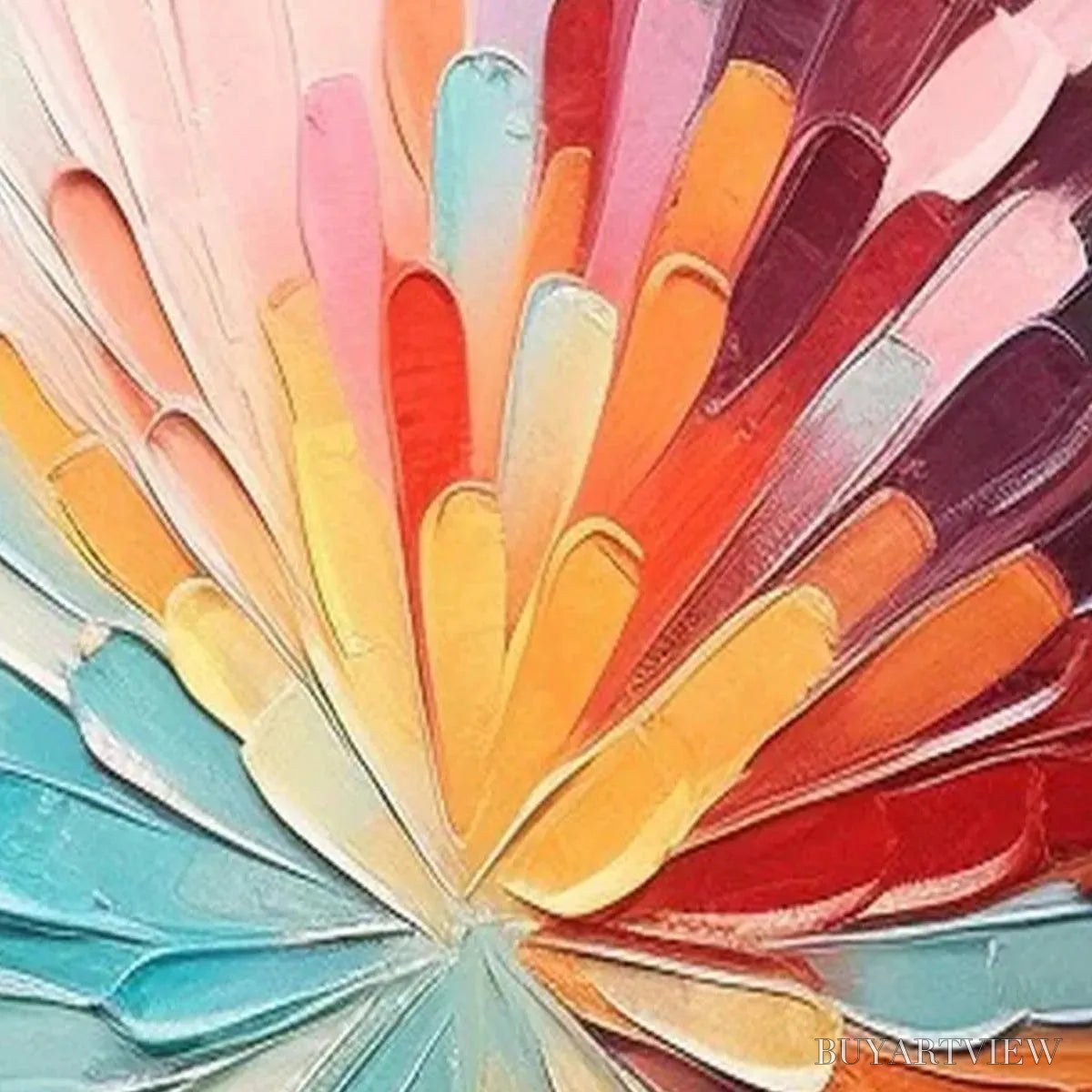 ARTOVITAS Colorful Radiance – Abstract Painting in Vibrant Colors - image 6
