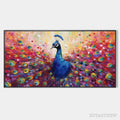 ARTOVITAS Majestic Peacock – Vibrant Peacock Painting on Canvas - image 1