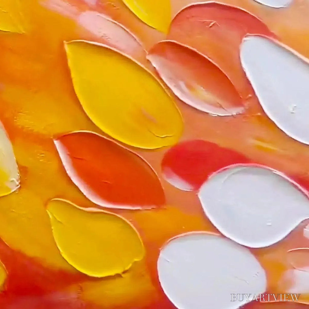 ARTOVITAS Rainbow Burst – Textured Abstract Painting in Rainbow Colors - image 5