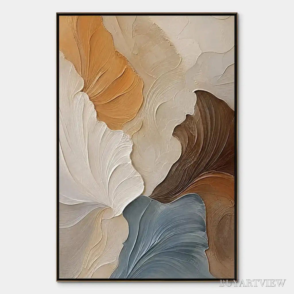 ARTOVITAS Layered Earth – Layered Neutral Organic Abstract - image 1
