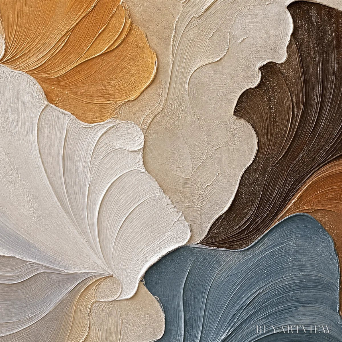 ARTOVITAS Layered Earth – Layered Neutral Organic Abstract - image 3
