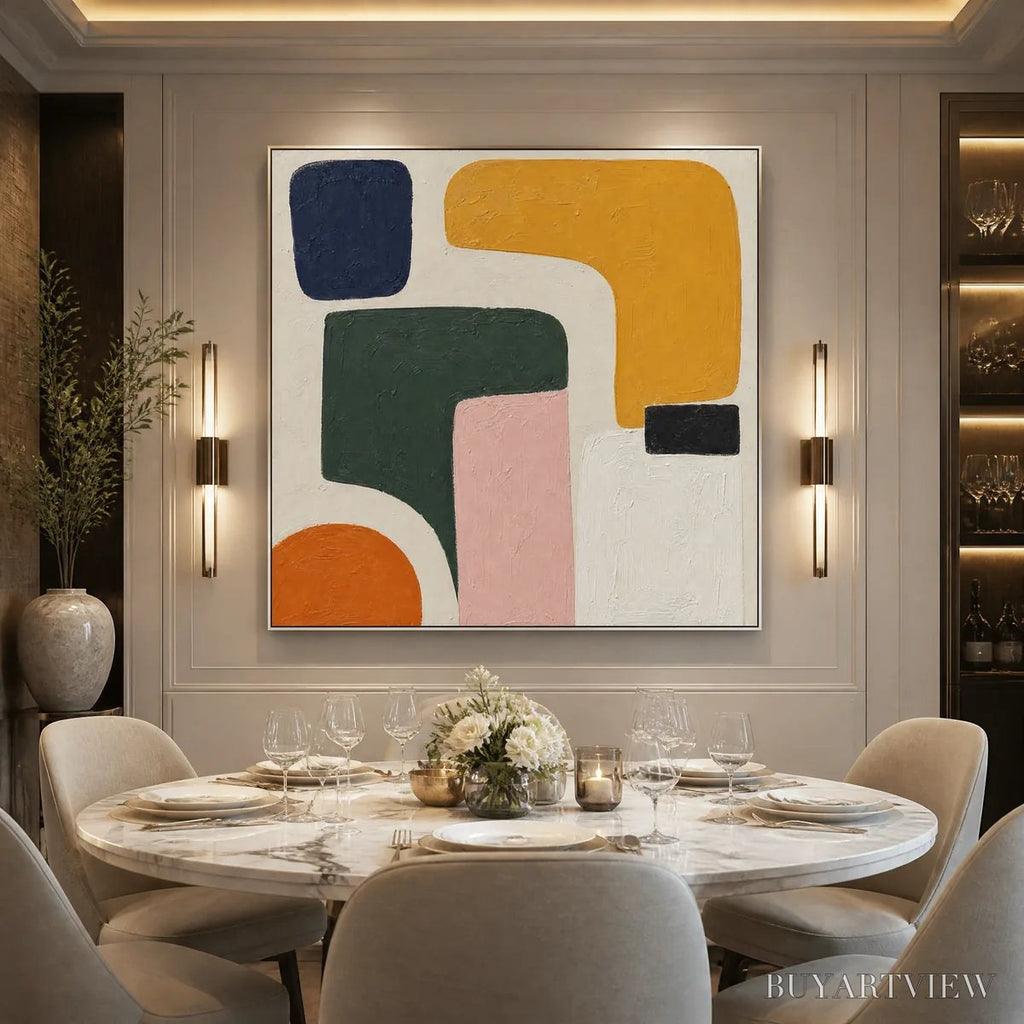 ARTOVITAS Garden Shapes – Modern Organic Shape Abstract - image 2
