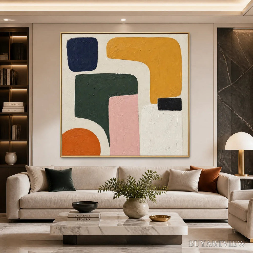 ARTOVITAS Garden Shapes – Modern Organic Shape Abstract - image 5