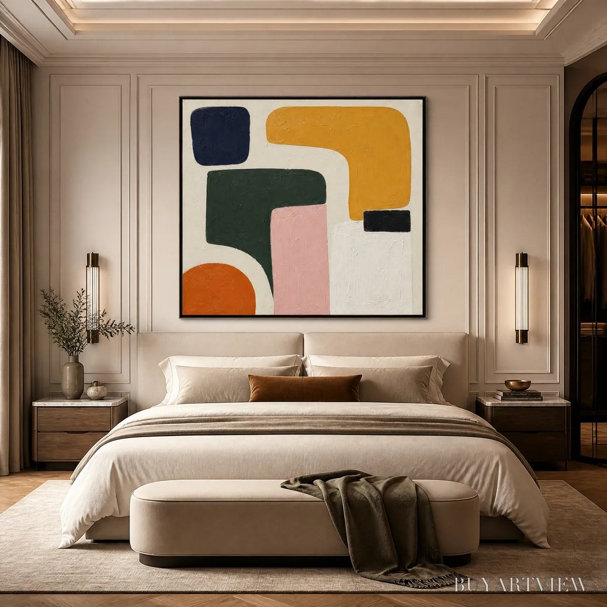 ARTOVITAS Garden Shapes – Modern Organic Shape Abstract - image 6