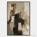 ARTOVITAS Shadow Gold – Neutral Black Gold Abstract - image 1