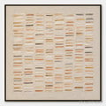 ARTOVITAS Warm Stone Geometry – Warm Beige Geometric Texture Painting - image 1
