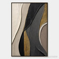 ARTOVITAS Golden Balance – Black Gold Geometric Abstract - image 1