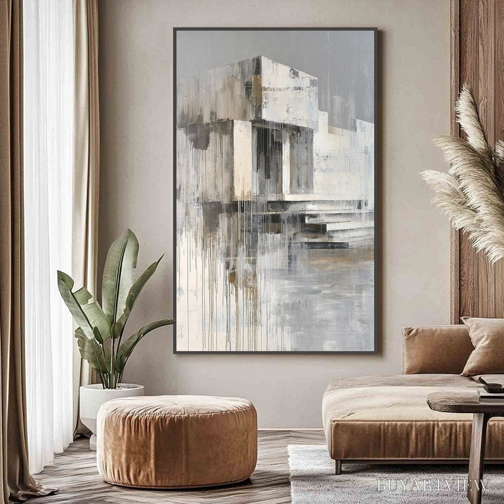 ARTOVITAS Sanctuary – Abstract Architectural Painting - image 2