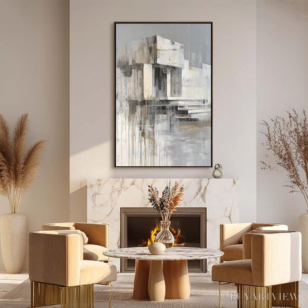 ARTOVITAS Sanctuary – Abstract Architectural Painting - image 6