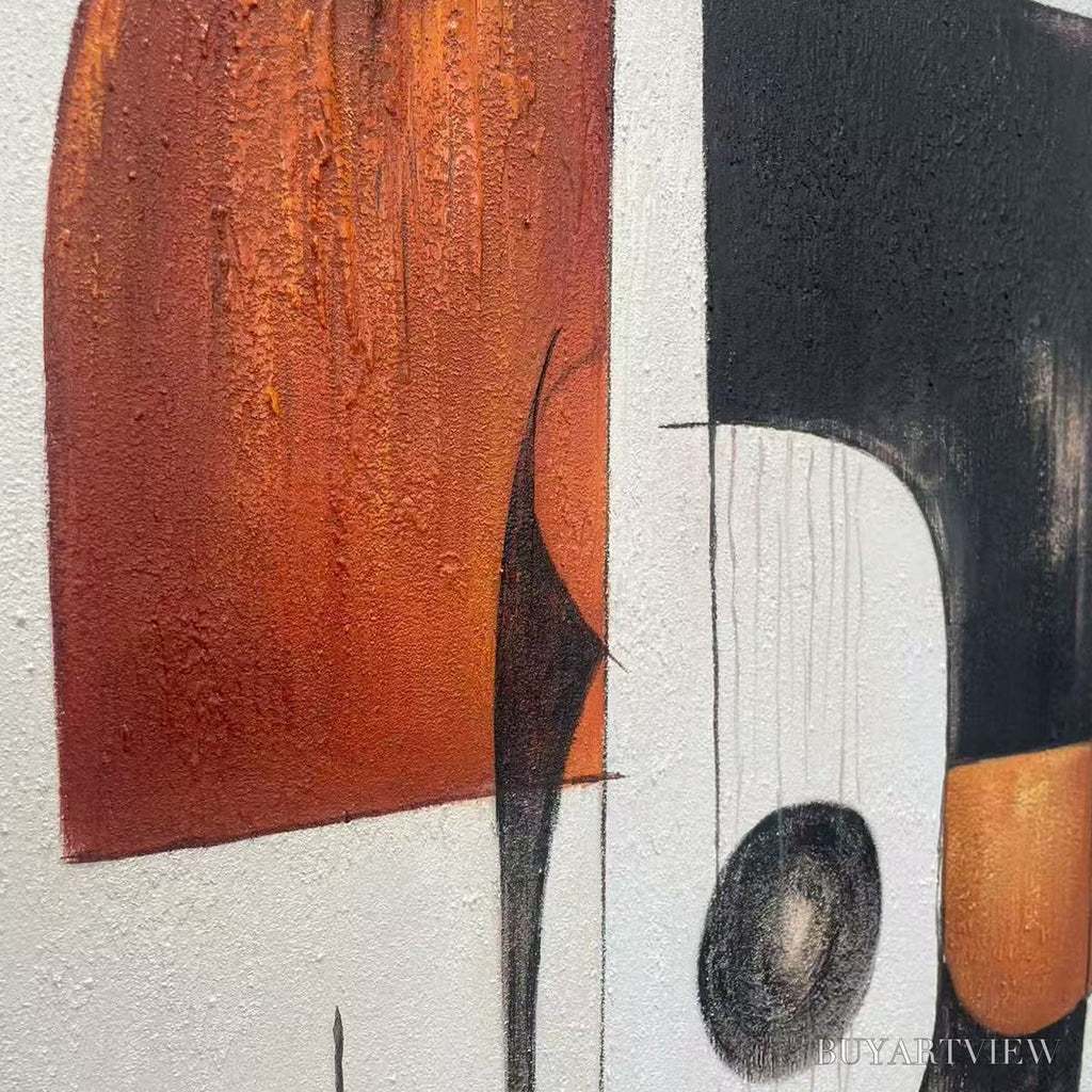 ARTOVITAS Construct – Modern Abstract Geometric Oil Painting - image 3