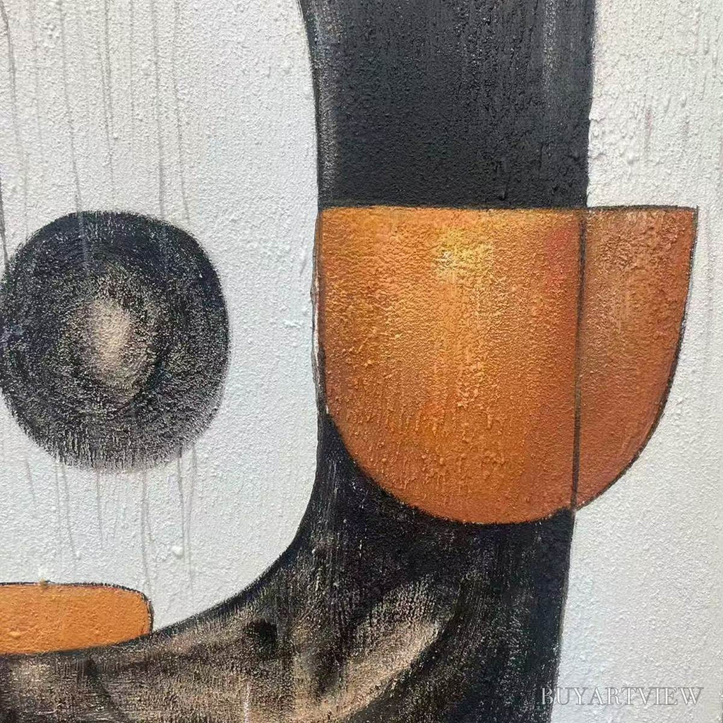 ARTOVITAS Construct – Modern Abstract Geometric Oil Painting - image 6