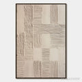 ARTOVITAS Foundations – Textured Minimalist Abstract Painting in Beige - image 1