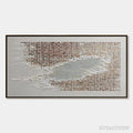ARTOVITAS Fragments of Time – Textured Minimalist Architectural Abstract Painting - image 1