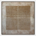 ARTOVITAS Codex – Large Square Textured Minimalist Abstract Painting - image 1