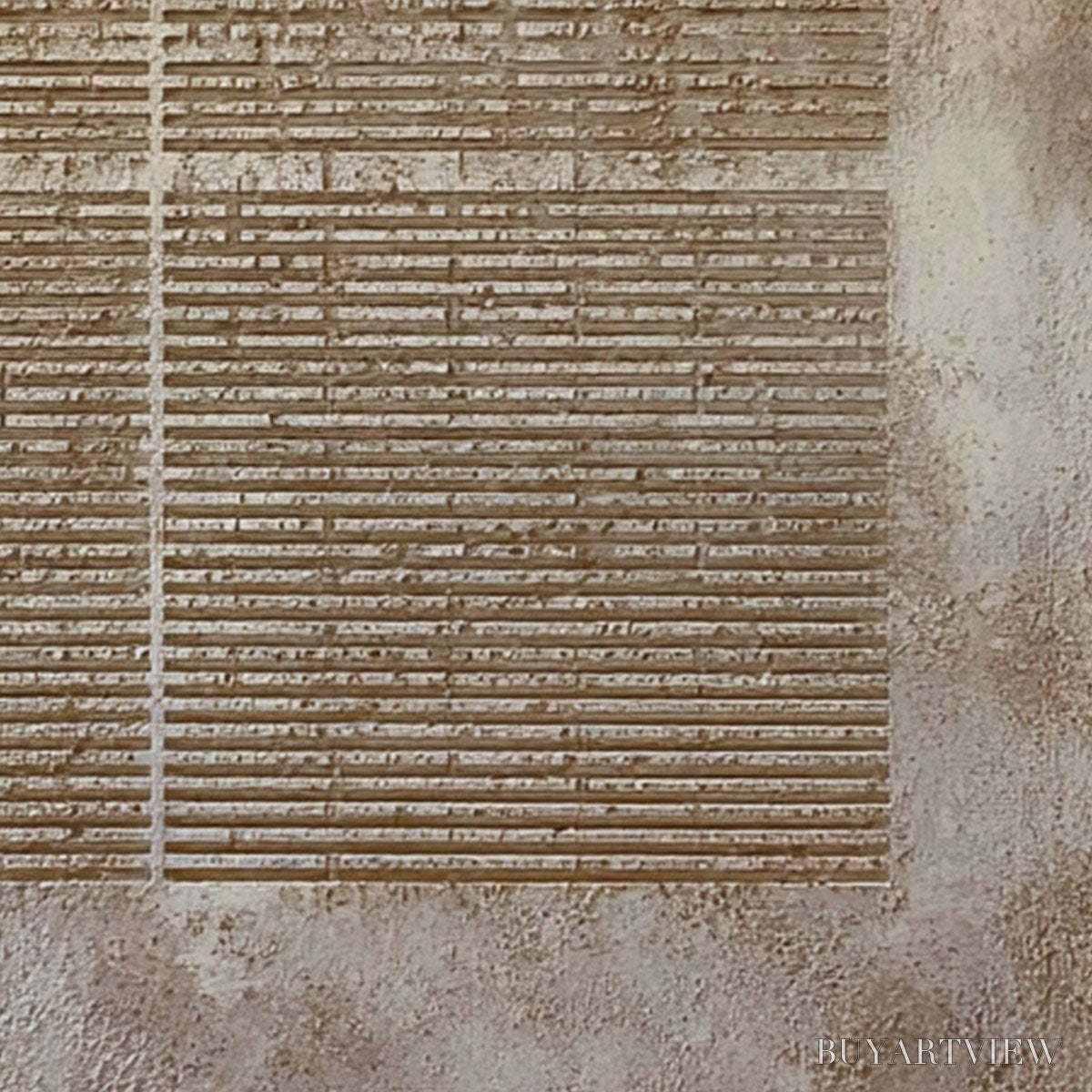 ARTOVITAS Codex – Large Square Textured Minimalist Abstract Painting - image 5