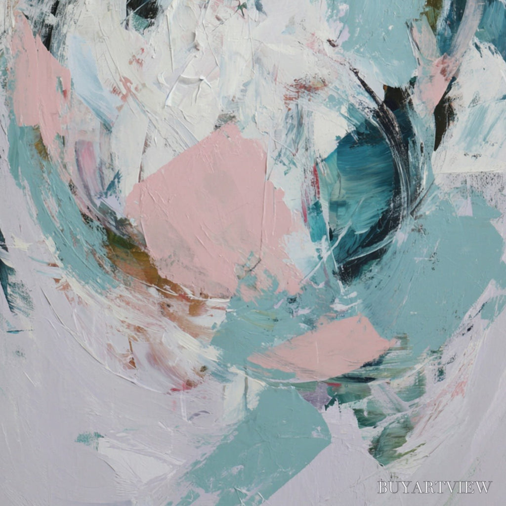 ARTOVITAS First Blush – Textured Modern Abstract Painting - image 5