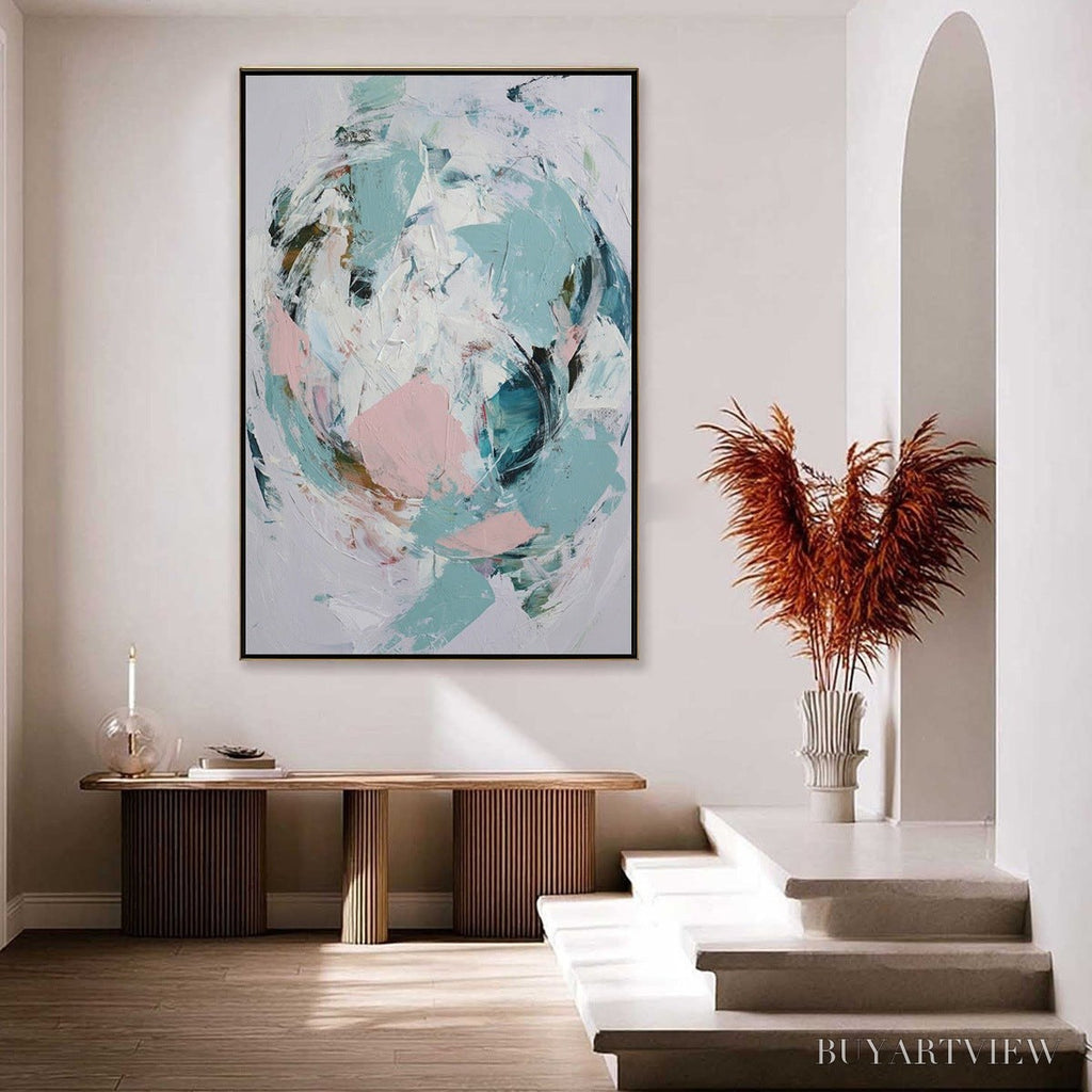 ARTOVITAS First Blush – Textured Modern Abstract Painting - image 6
