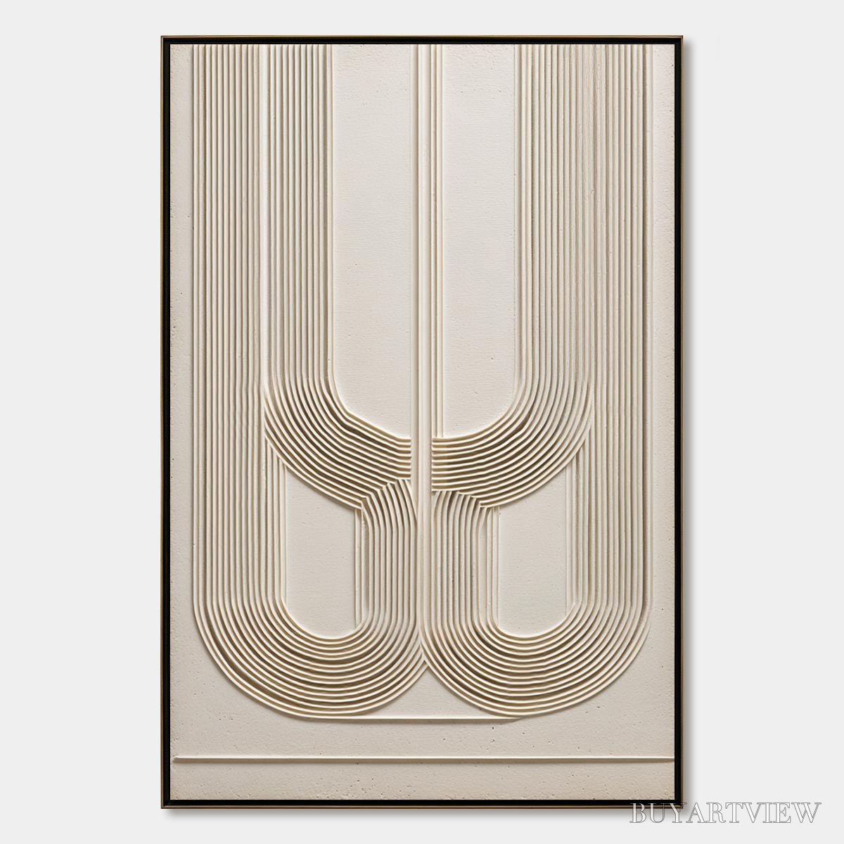 ARTOVITAS Arcade – Textured Minimalist Architectural Abstract Painting - image 1