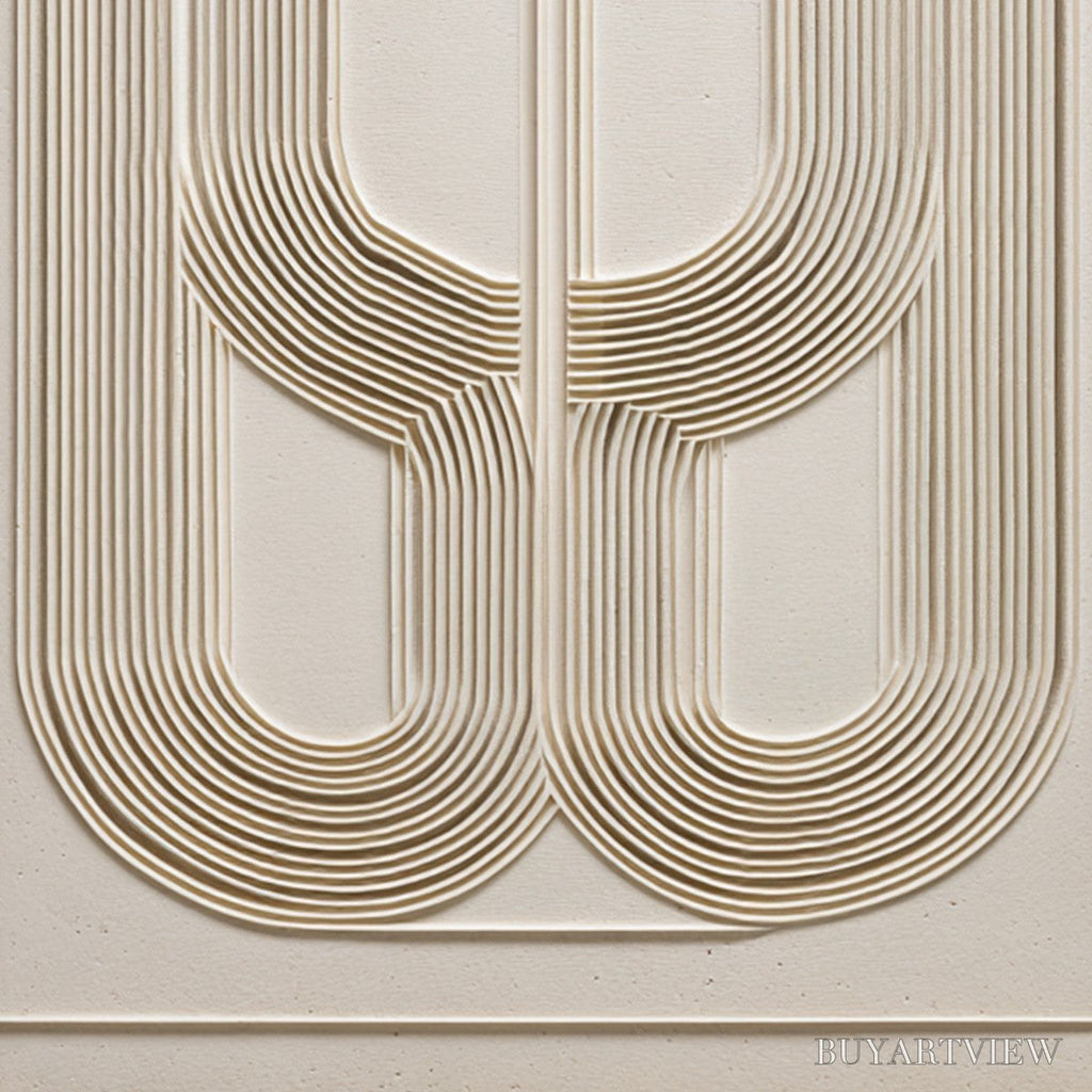 ARTOVITAS Arcade – Textured Minimalist Architectural Abstract Painting - image 3