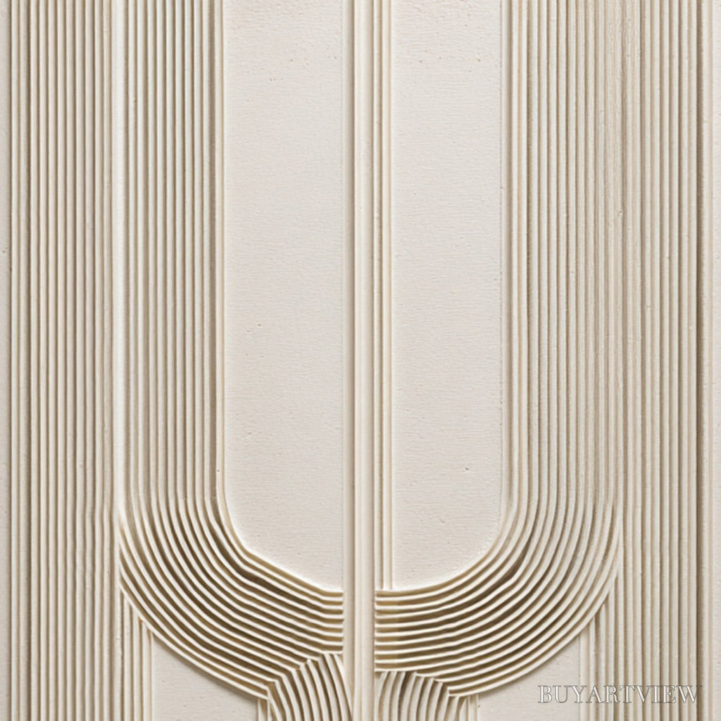 ARTOVITAS Arcade – Textured Minimalist Architectural Abstract Painting - image 5