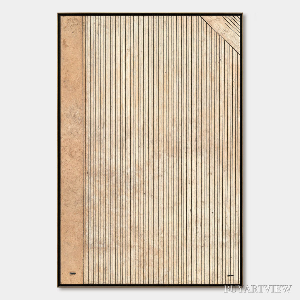 ARTOVITAS Codex – Minimalist Architectural Line Art Painting - image 1