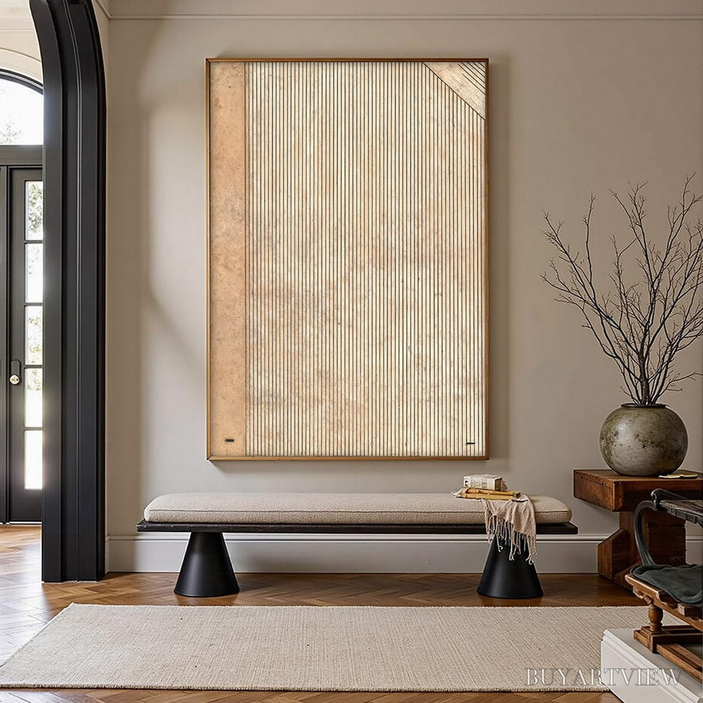ARTOVITAS Codex – Minimalist Architectural Line Art Painting - image 2