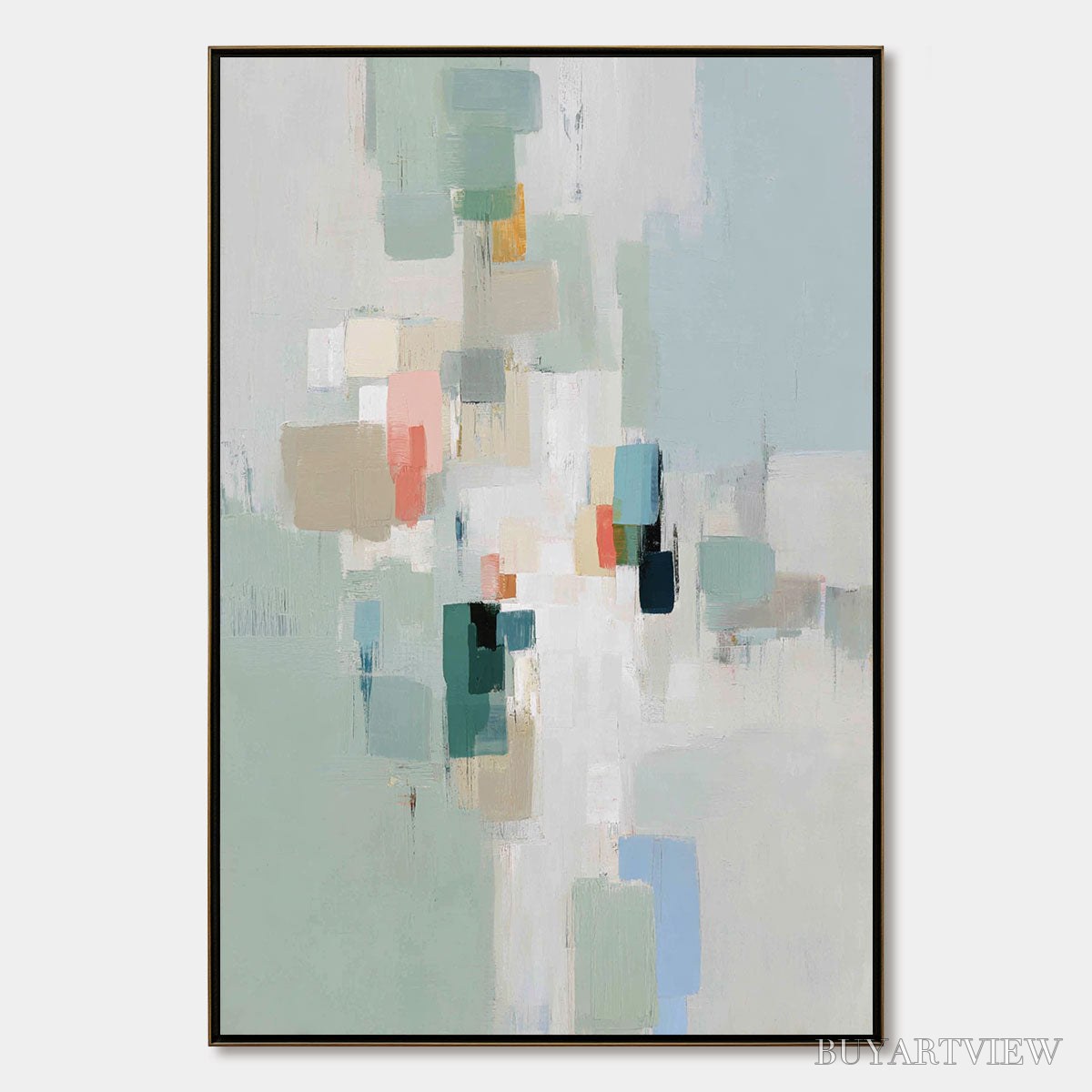 ARTOVITAS Whisper – Minimalist Muted Tone Abstract - image 1