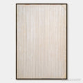 ARTOVITAS Linear Calm – Textured Minimalist Abstract Line Art Painting - image 1