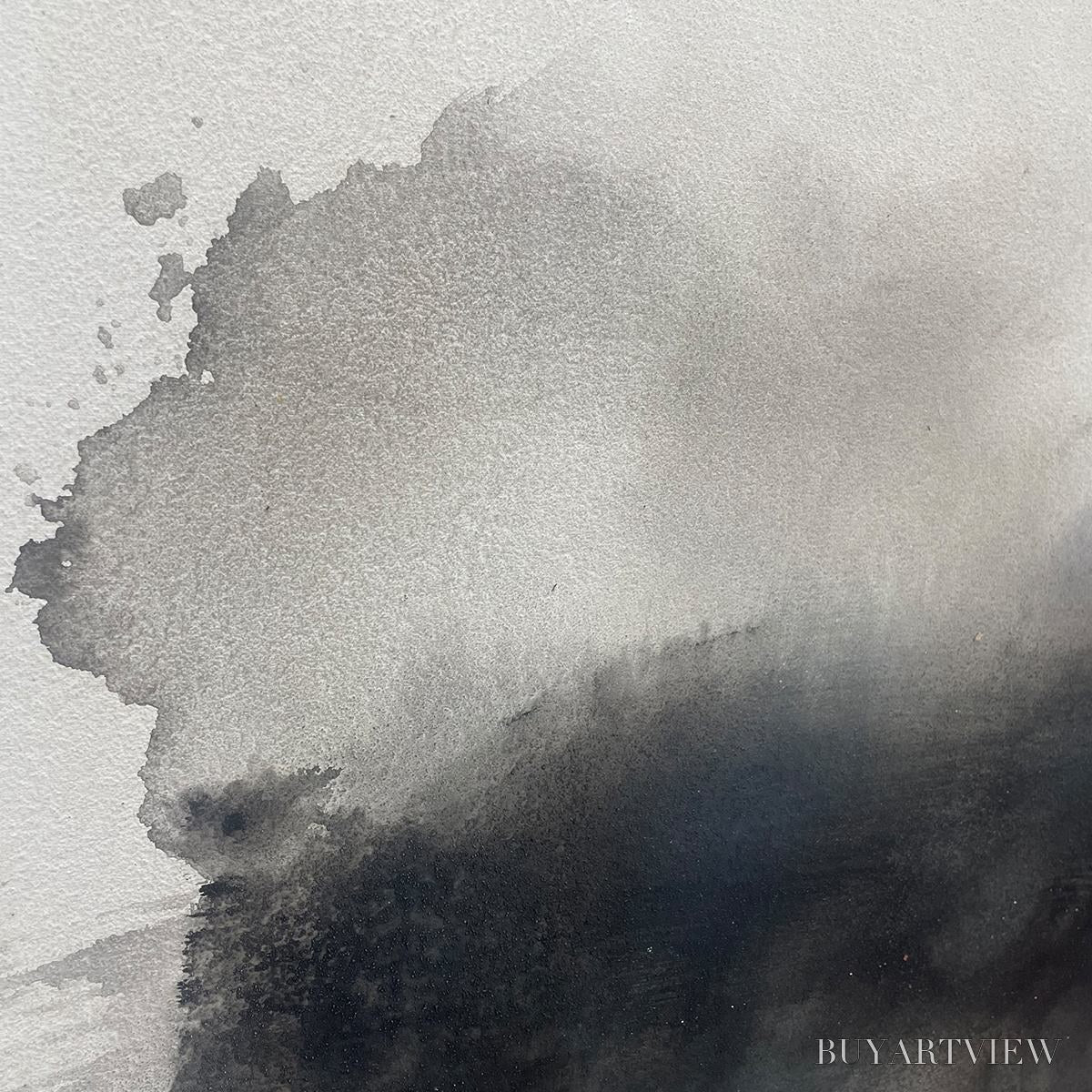 ARTOVITAS Ready to Ship | Dusk Shadows – Abstract Minimalist Neutral Tone - image 4
