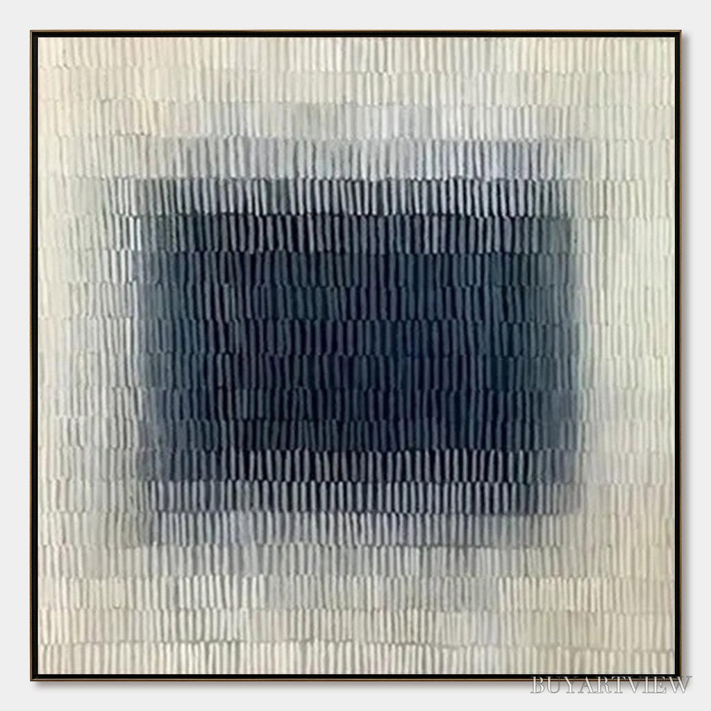 ARTOVITAS Textured Depths – Minimalist Textured Abstract Painting - image 1