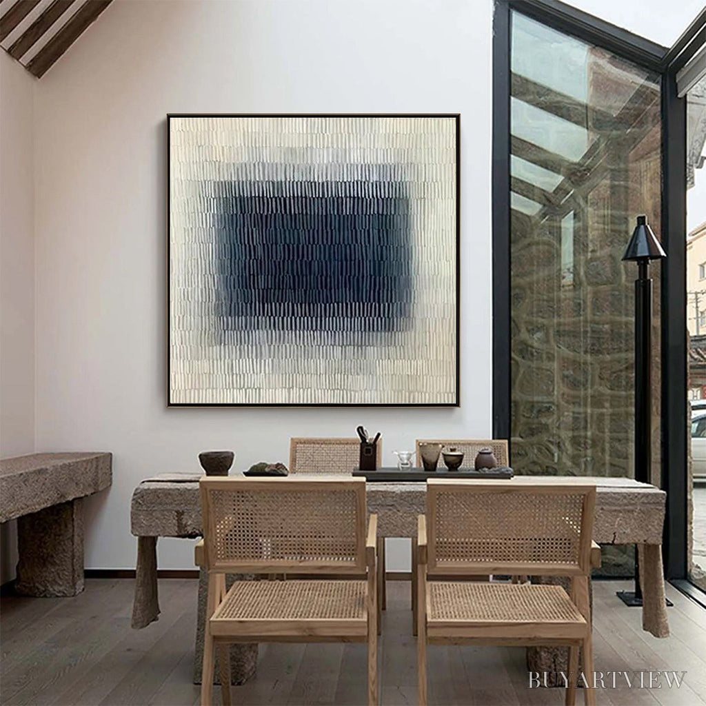 ARTOVITAS Textured Depths – Minimalist Textured Abstract Painting - image 5